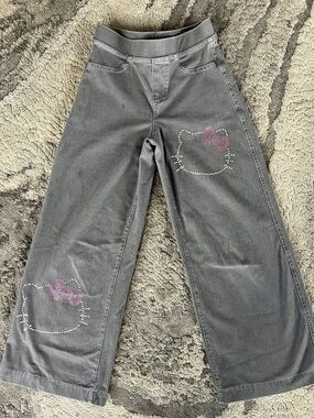 H&M hello kitty denim flare size 8-9
